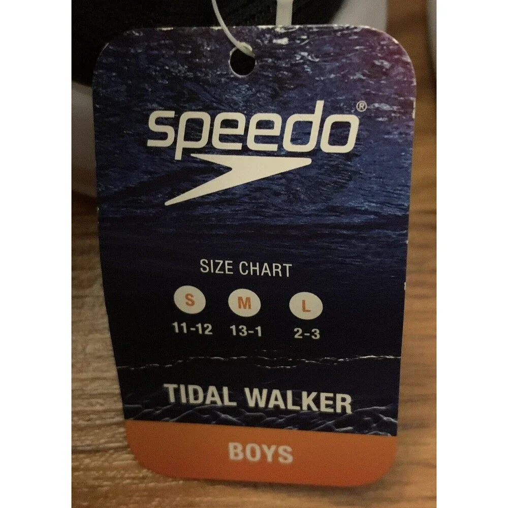 Speedo Juniors Boys Tidal Walker Water Shoes Size Medium 13-1